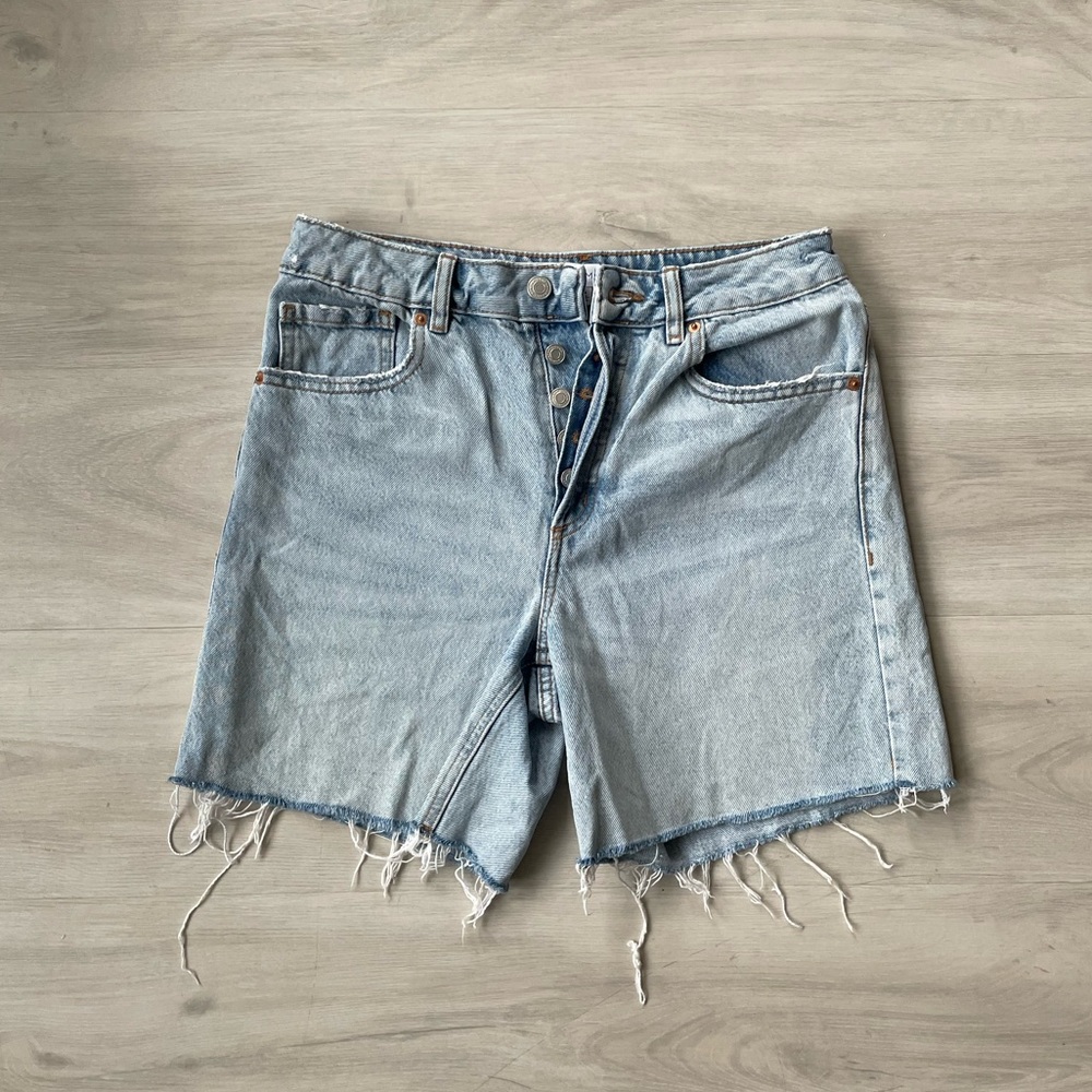 Dynamite Mid Thigh Jean Shorts